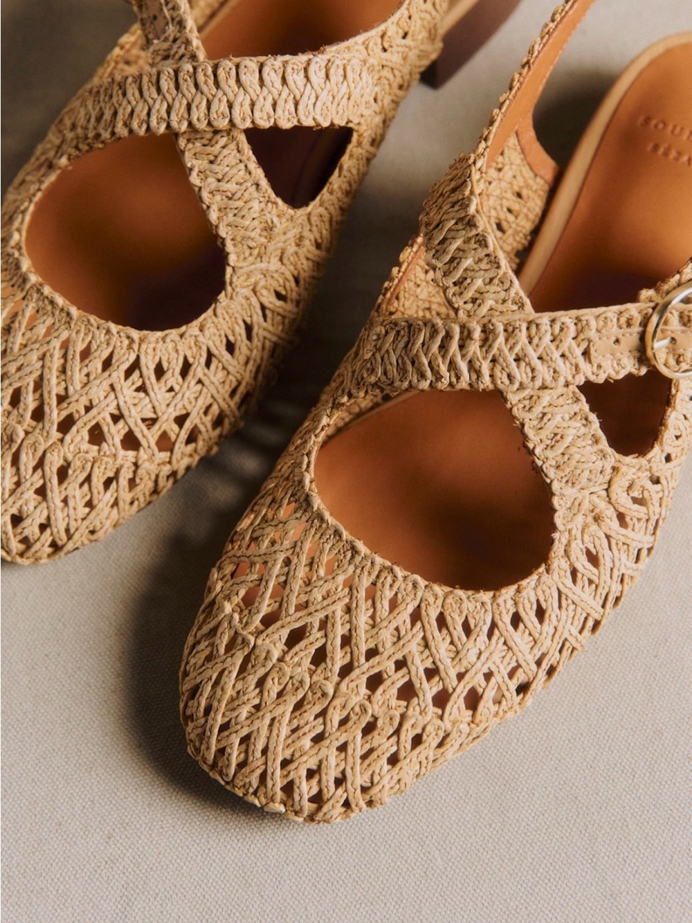 Sezane Low Nala Ballerinas Mary Jane Flats - Picture 4 of 7
